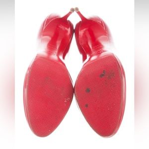 Christian Louboutin Red Patent Leather Pumps